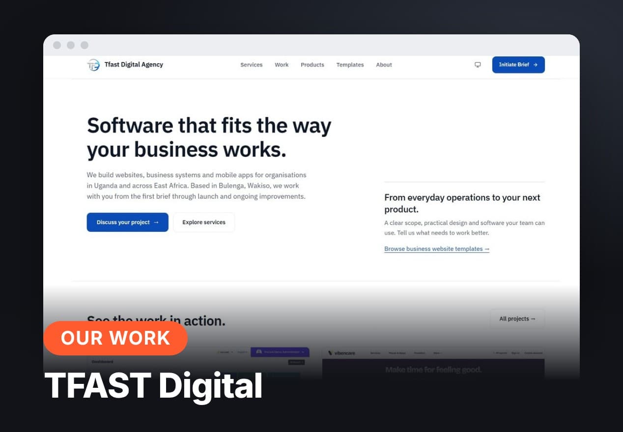 Official TFast project interface