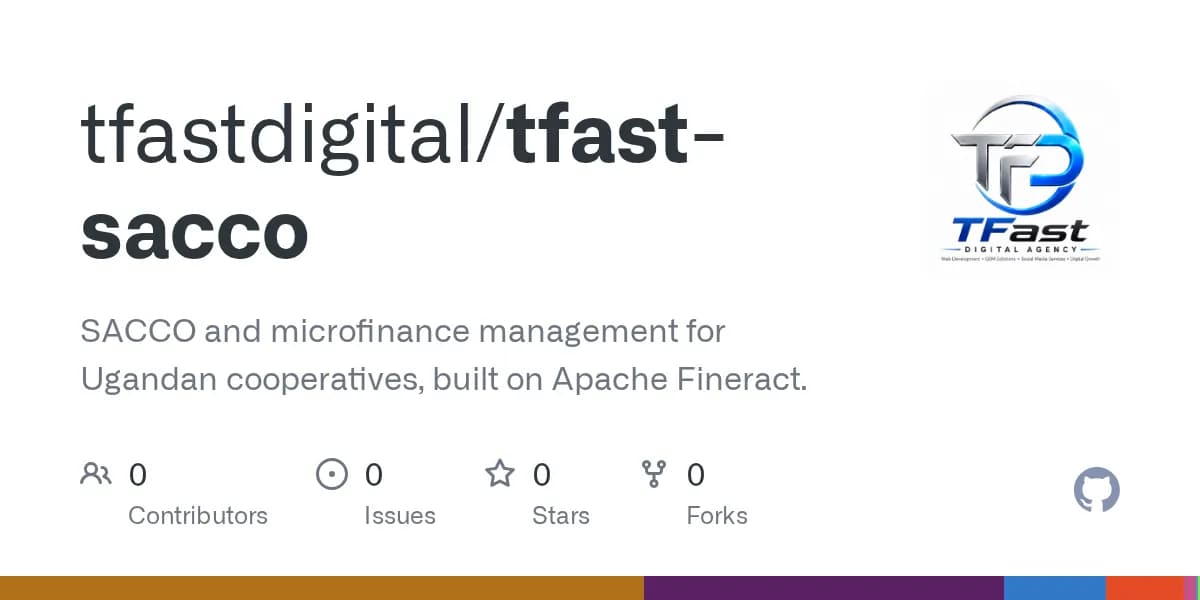 TFast SACCO — GitHub repository card
