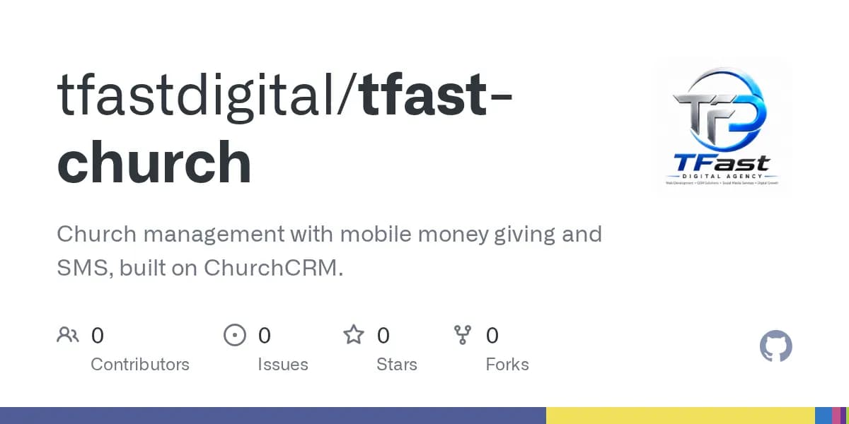 TFast Church — GitHub repository card