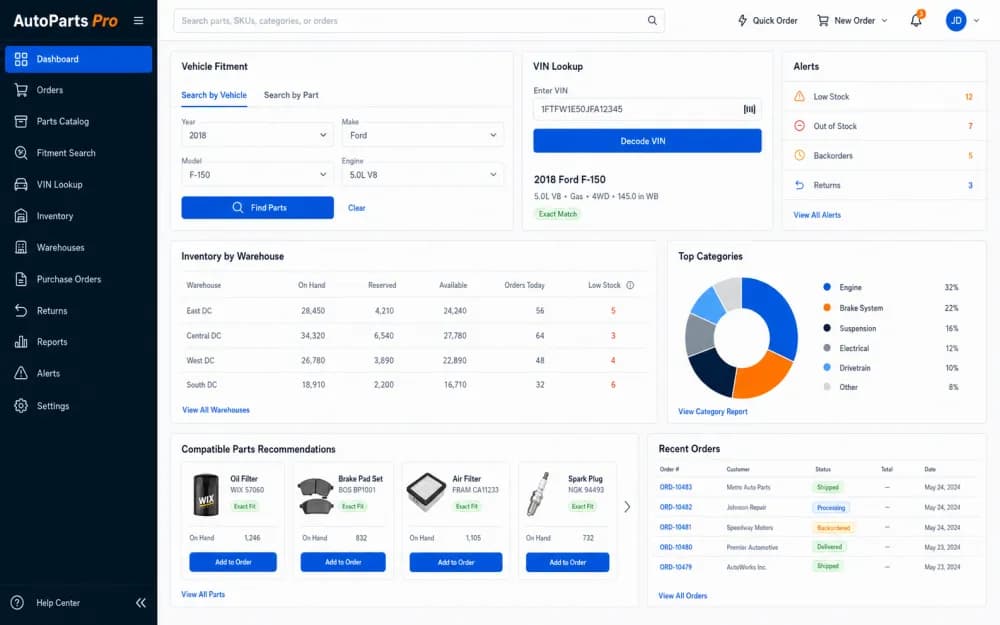 AutoParts Pro