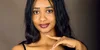 Woman photographed in a Kampala portrait studio